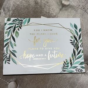 Wooden plaque, for I know the plans I have for you, plans to give you hope…
